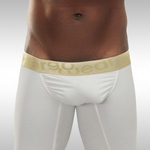 FEEL Classic XV - Men's Pouch Midway Briefs - White/Gold - Front