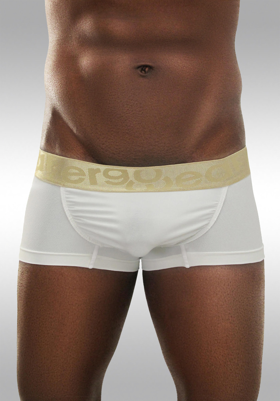 FEEL Classic XV - Men's Pouch Boxer - White/Gold - Front
