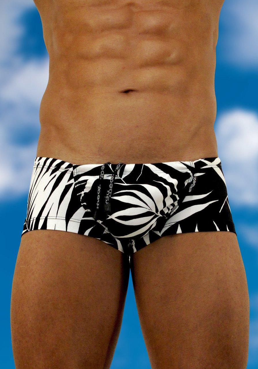 Men's swimwear with pouch FEEL Agiba mini trunk - front view