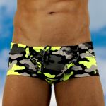 Men's swimwear with pouch FEEL Phuket mini trunk - front view