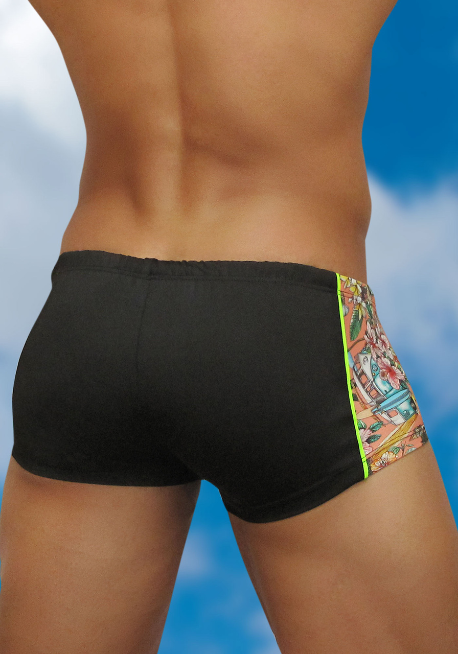 Men's Mini Trunk Swimwear Feel Combi - Back view