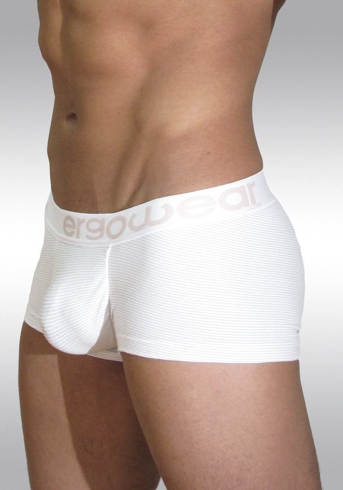 Pouch Boxer InCopper PLUS White with Gold Pinstripes by Ergowear - Side