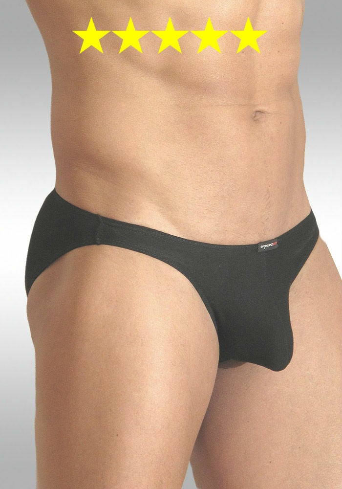 cheap mens underwear - ergowear sale - BSC Pouch Modal Bikini for men Black - front