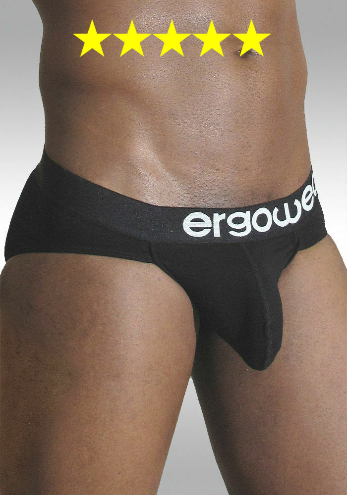 cheap mens underwear - ergowear sale - MAX Light Brief Black - Side
