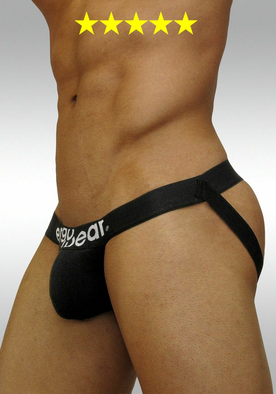 cheap mens underwear - ergowear sale - MAX Premium Jock strap for men Black - Side