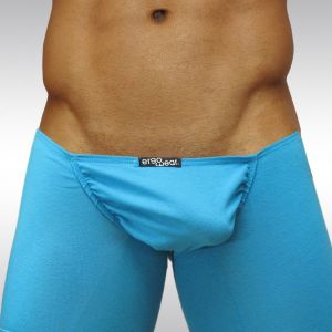 Calypso blue Midcut boxer brief with FEEL pouch, mens ergonomic underwear - Front2