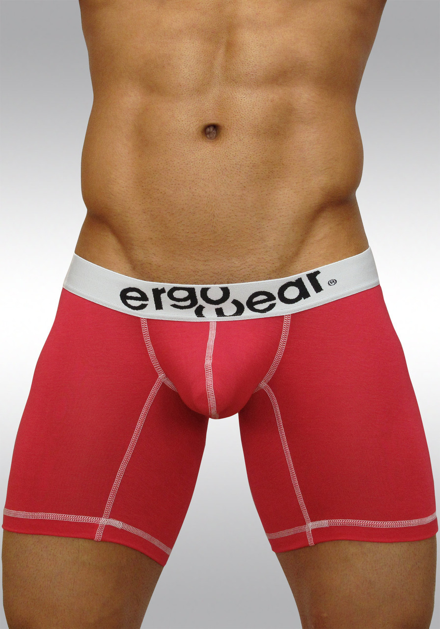 Ergowear Midcut Boxer briefs with pouch - Fuchsia - Front