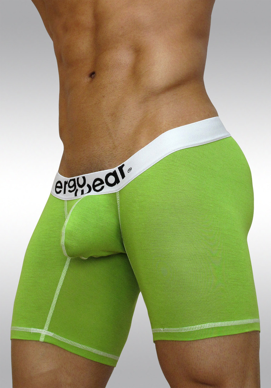 Ergowear Midcut Boxer briefs with pouch - MAX Light Lime - Side