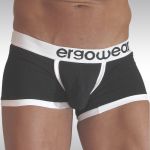 Ergowear Cotton-Lycra Pouch Boxer MAX contrast black/white front