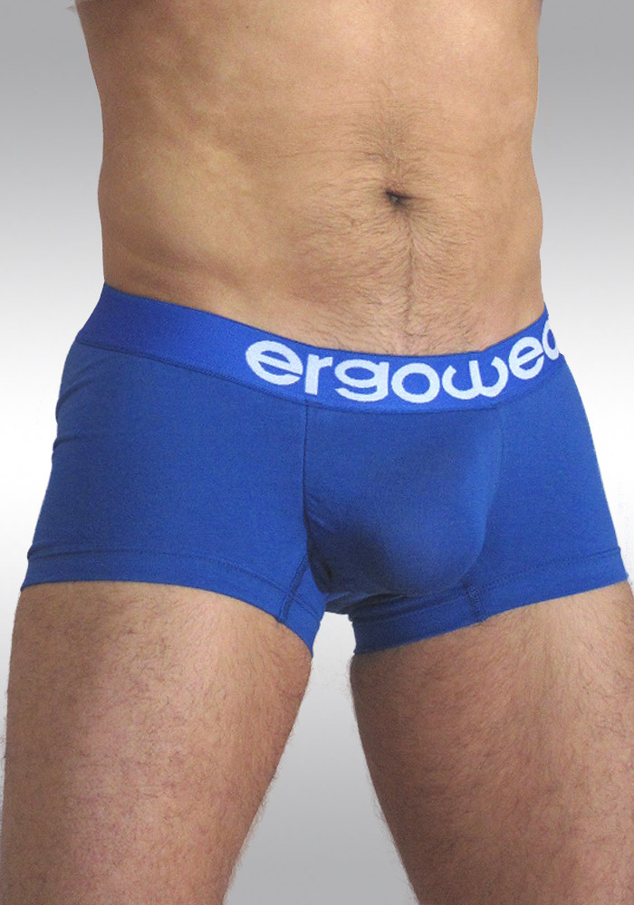 Pouch Boxer Blue Cotton-Lycra by Ergowear - Front Side