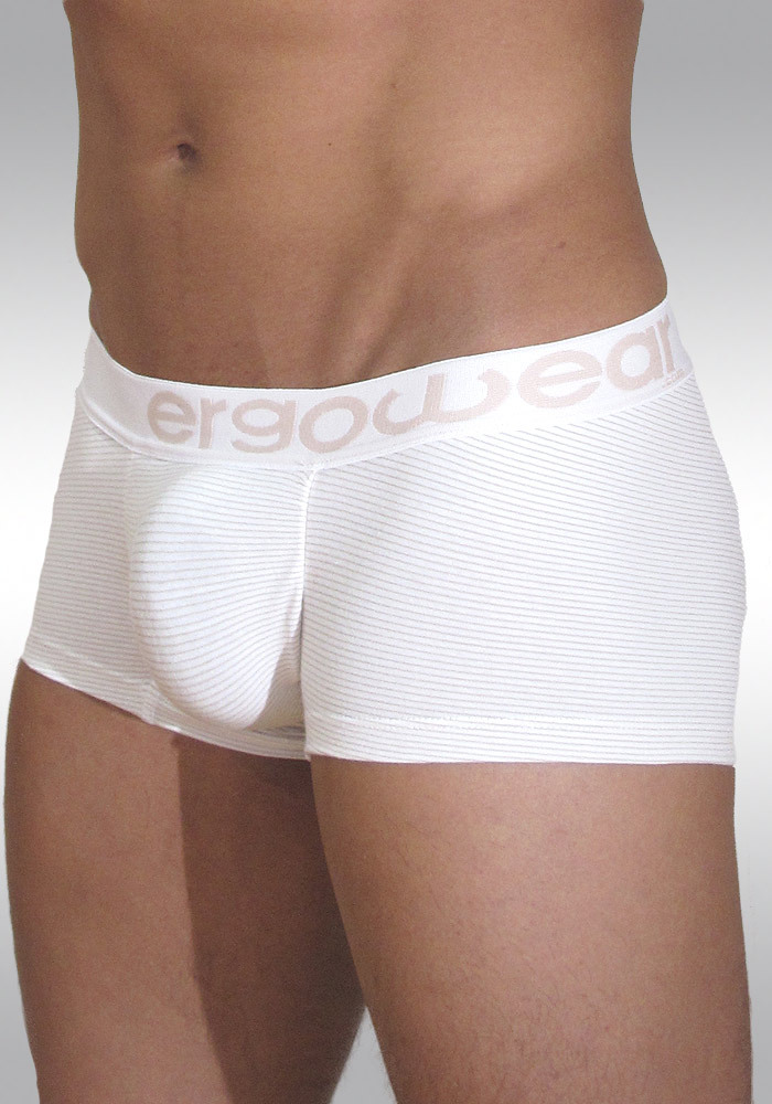 Pouch Boxer InCopper PLUS White with Gold Pinstripes by Ergowear - Front
