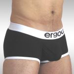 Ergowear Cotton-Lycra Pouch Boxer Black and White Side