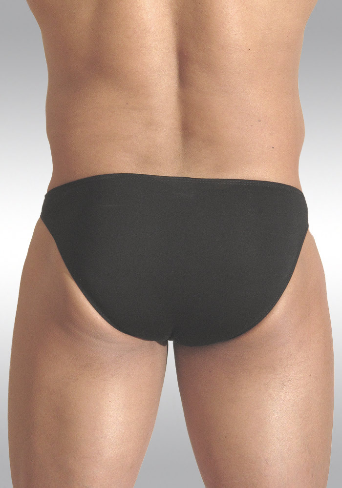 cheap mens underwear - ergowear sale - BSC Pouch Modal Bikini for men Black - Back