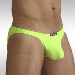 Ergowear Pouch Microfiber Bikini X3D Lime Fluor Side - Small size mens underwear