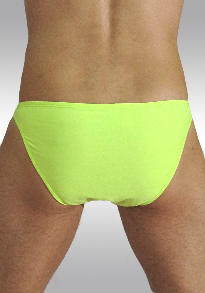 Ergowear Pouch Microfiber Bikini X3D Lime Fluor Back - Small size mens underwear