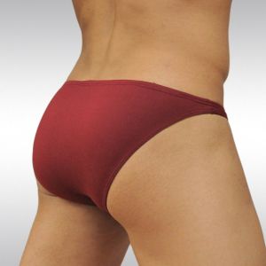 Microfiber Bikini Brief X3D Suave by Ergowear - Burgundy | Back