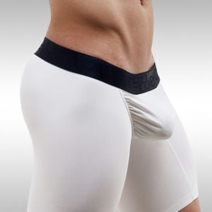 FEEL Classic XV - Men's Pouch Midway Briefs - White/Navy - Side