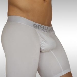 FEEL Modal Ergonomic Long Boxer White - Side view