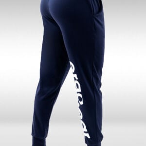 men dark blue joggers side