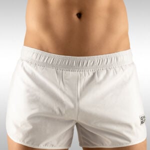 Mens gym shorts with built in underwear on sale