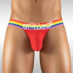 MAX XV PRIDE Thong Red Front