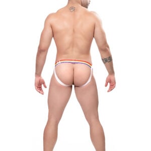 jockstrap pride white