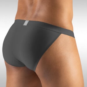 mens bikini dark grey