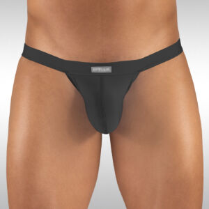 mens thongs dark grey