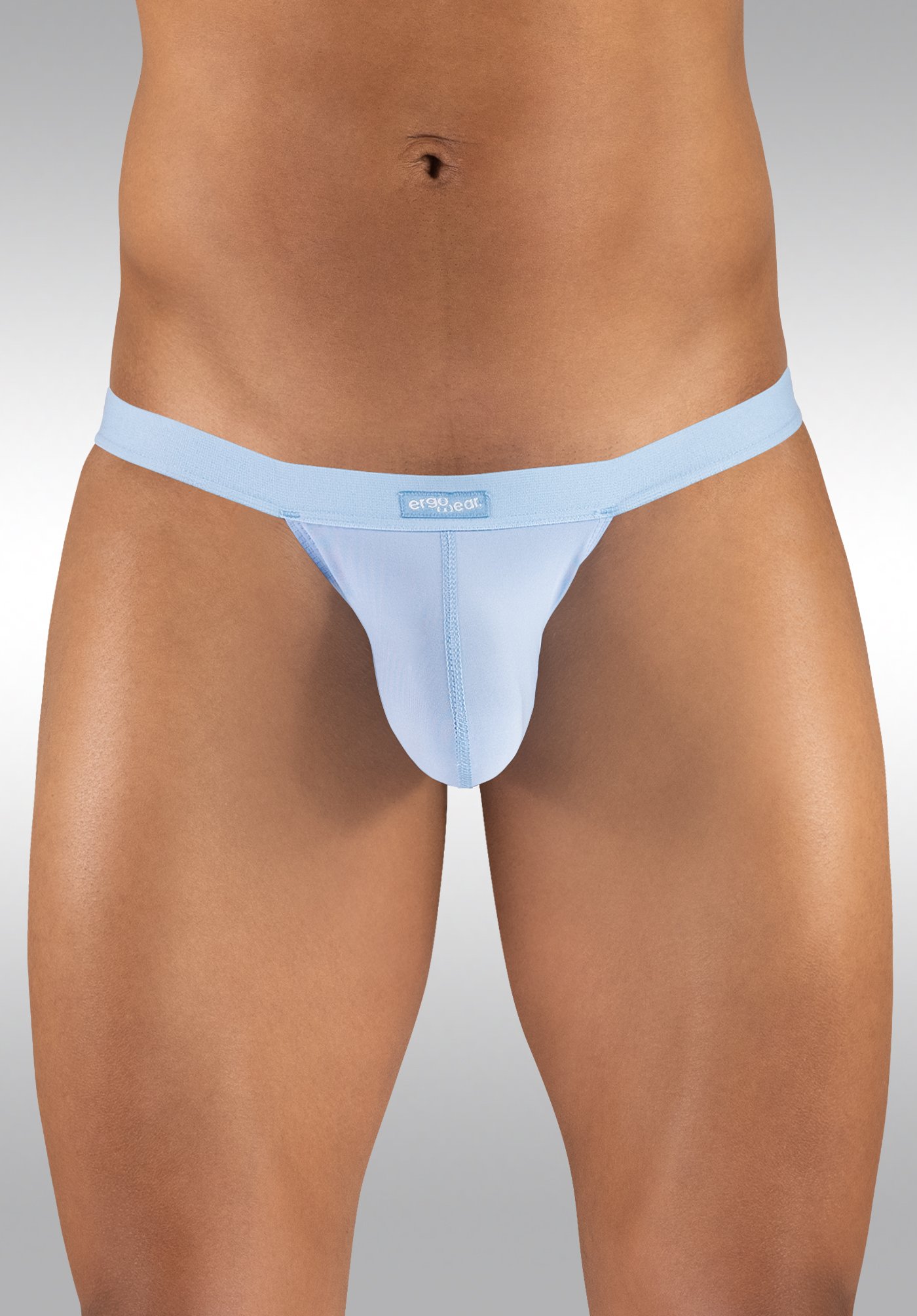 Men's Thongs Sky Blue - Men's Underwear with Pouch