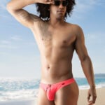 X4D SW_Thong Neon Coral