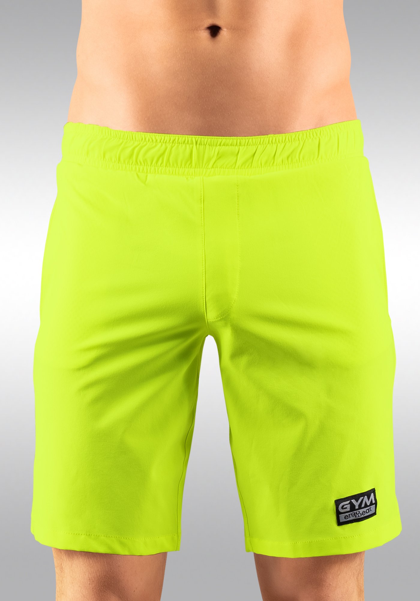 Board Short Yellow with Built In Pouch Underwear