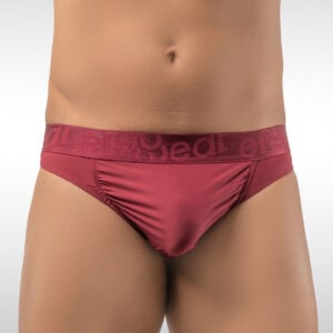 pouch male thong burgundy