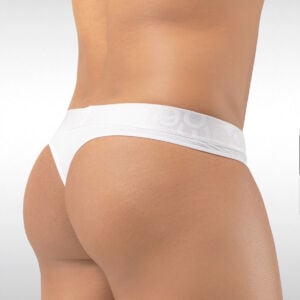 pouch male thong white