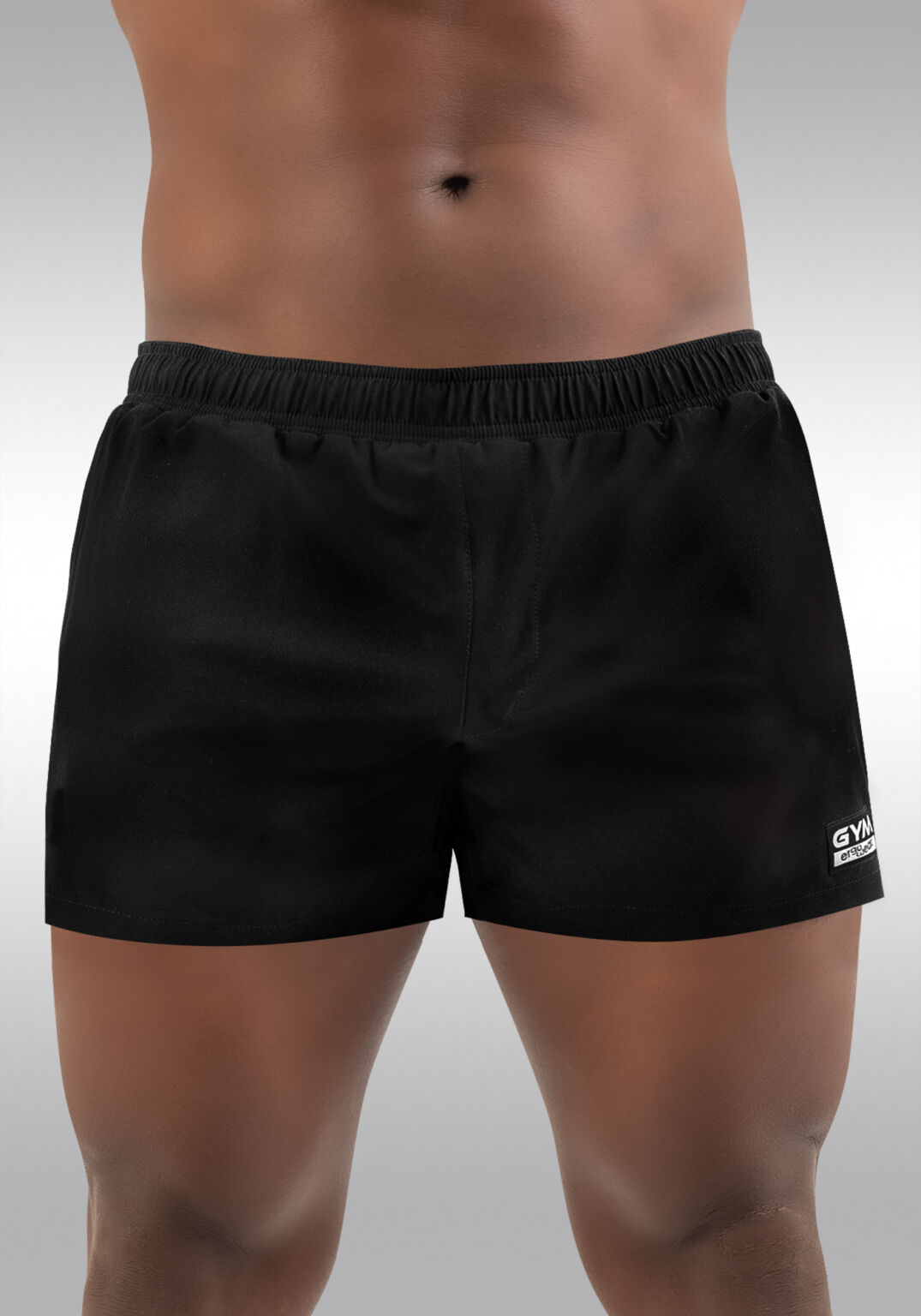 GYM Short Black with Built In Pouch Underwear | Ergowear