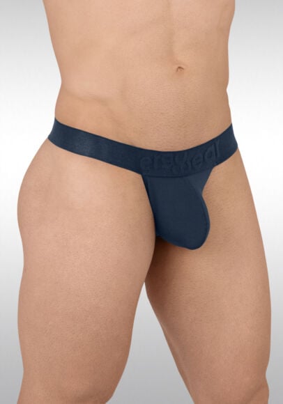 YONGHS Men's Low Rise Bulge Pouch Backless G-String Thongs T-Back Jockstrap  Bikini Underwear Black Medium at  Men's Clothing store