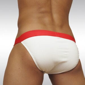 MAX PREMIUM Bikini - White/Red - Image 3