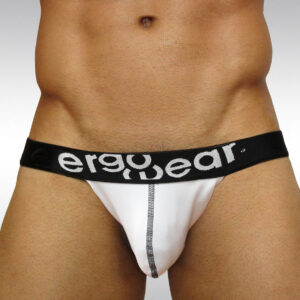 GYM  Jockstrap - White/Black - Image 3