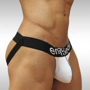 GYM  Jockstrap - White/Black - Image 1