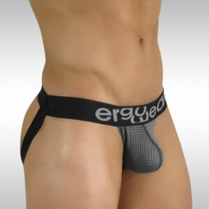 GYM  Jockstrap - Grey Mesh - Image 1