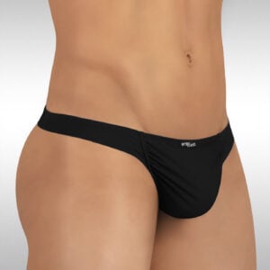 FEEL GR8 Thong - Black - Image 1