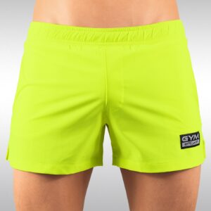 GYM Short - Neon Yellow - Image 1