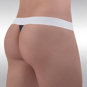 MAX COTTON Thong - Navy Blue - Image 2