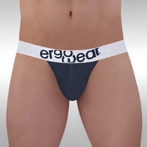 MAX COTTON Thong - Navy Blue - Image 3