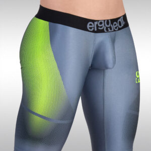 MAX SE Biker Short - Grey/Green - Image 1