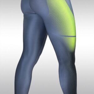 MAX SE Leggings - Grey/ Green - Image 3