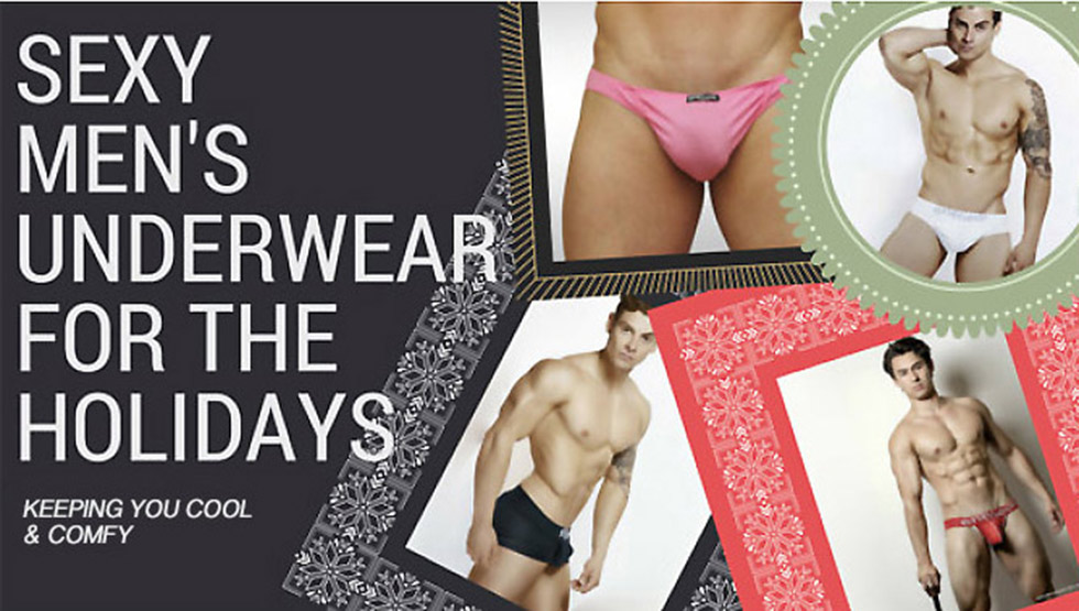 Sexy Men's Underwear for the Holidays: Stay Cool & Comfy!