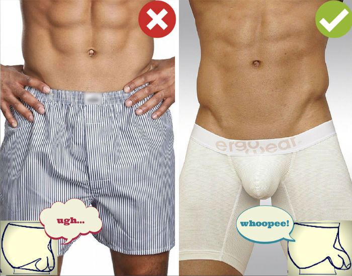 choose pouch underwear over traditional underwear